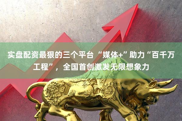 实盘配资最狠的三个平台 “媒体+”助力“百千万工程”，全国首创激发无限想象力